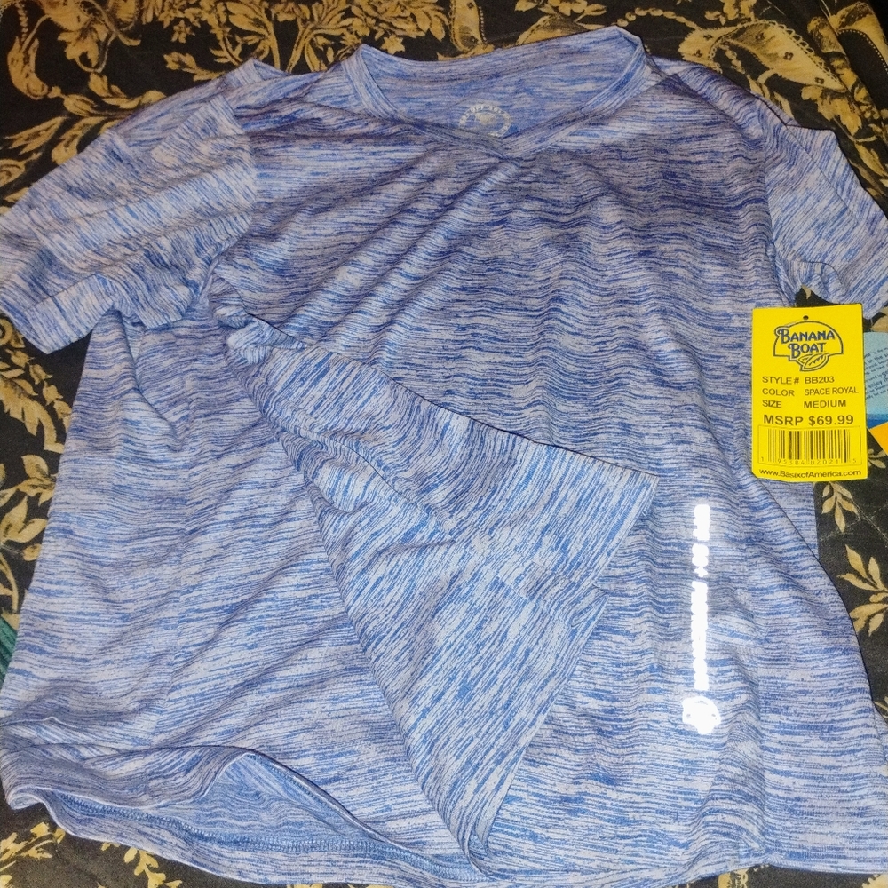 Blue Heathered T-Shirt